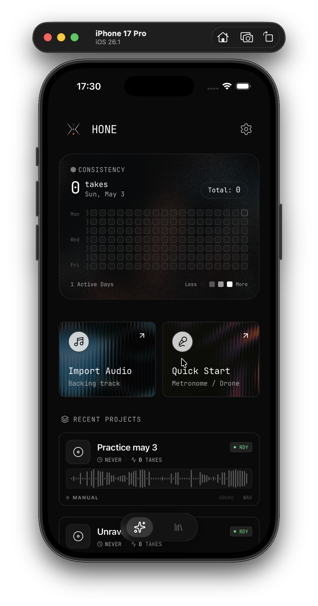 Hone mobile app video preview